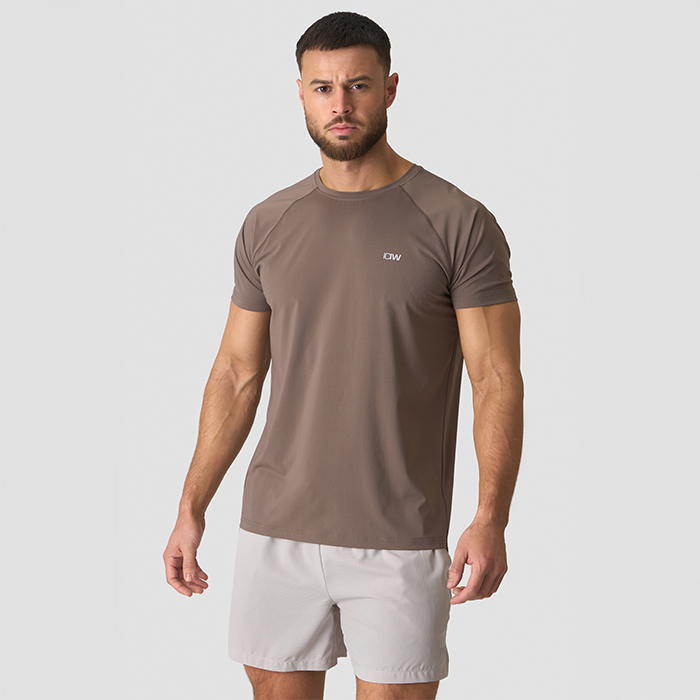 Workout Melange Träningstshirt Gråmelerad