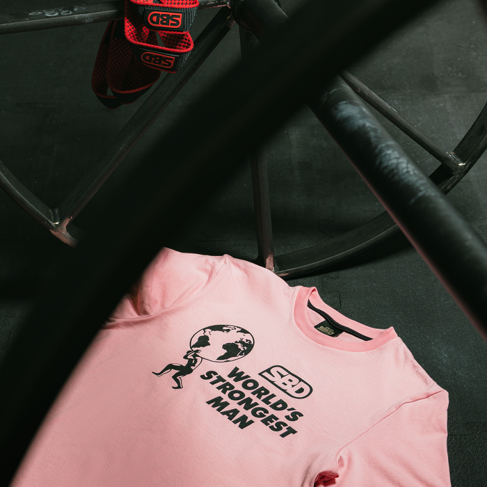 World Strongest Man 2026 T-Shirt Heats Rosa