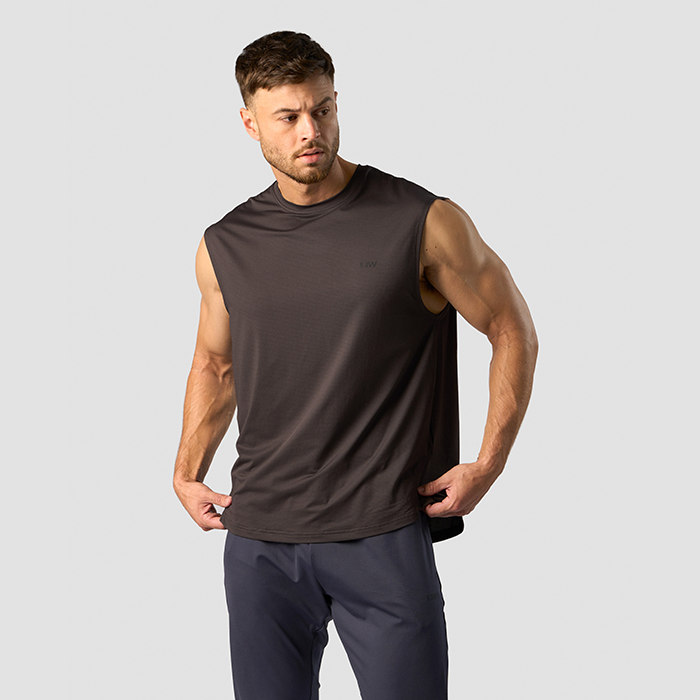 ICANIWILL Stride Sleeveless T-shirt Charcoal