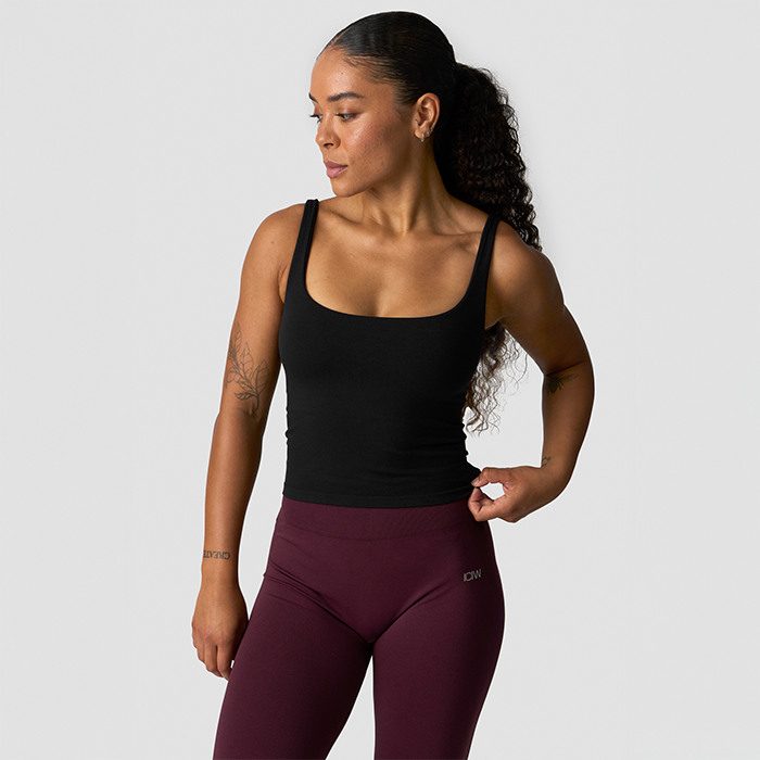 Smooth Seamless 2-i-1 Linne Svart