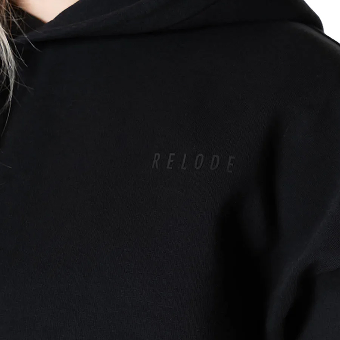 Clean Oversized Hoodie Svart
