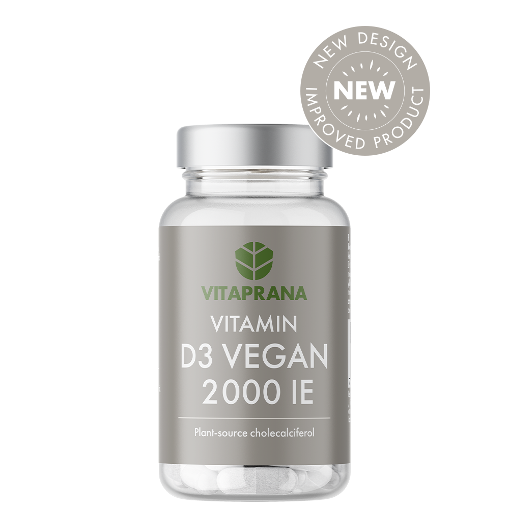 Vitaprana Vitamin D3 Vegan 2000 IE 110 kapslar