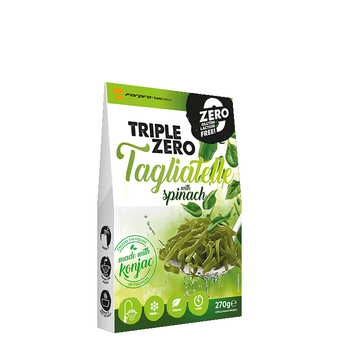 Triple Zero Pasta Tagliatelle Spenat 270 g