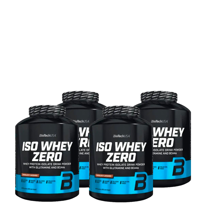 4 x Iso Whey Zero Lactose Free, 2270 g, BIG BUY