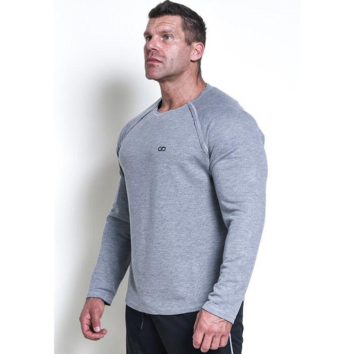 Chained L/S Thermal Sweat Light Grey Melange