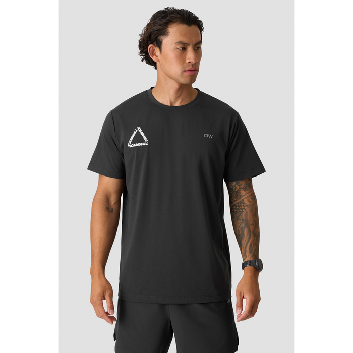 Mirage Dri-release T-shirt Print, Storm Grey