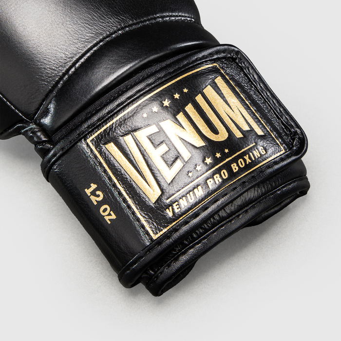 VENUM X MIKE TYSON TIGER Boxing Gloves Black/Gold