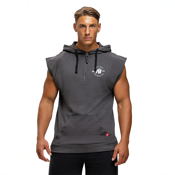 Huntley &Auml;rml&ouml;s Hoodie Gr&aring;
