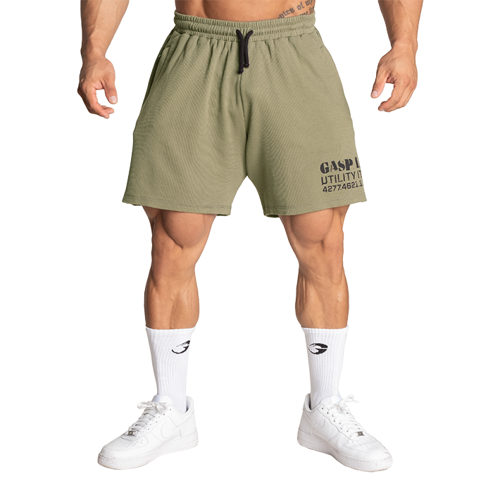 GASP Thermal Shorts 6″ Washed Green