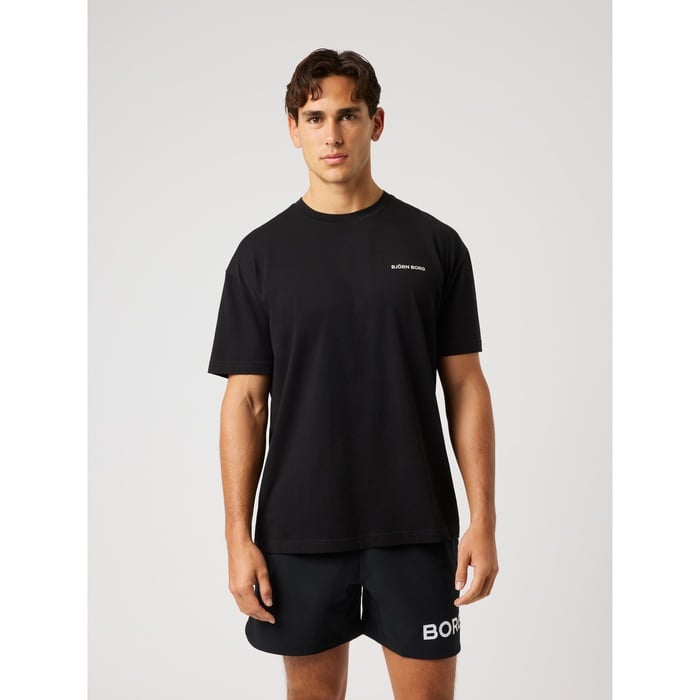 Borg Gym Oversized T-shirt Svart