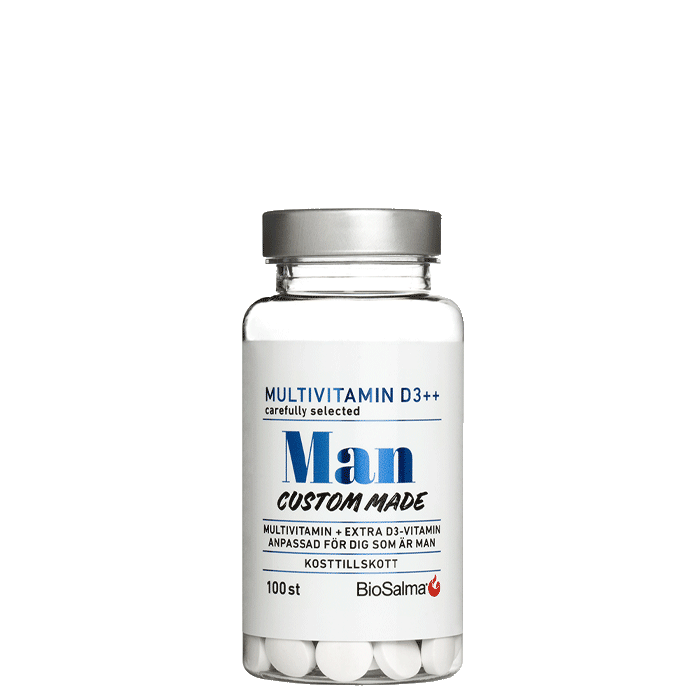 Multivitamin Man D-vitamin++  100 tabletter