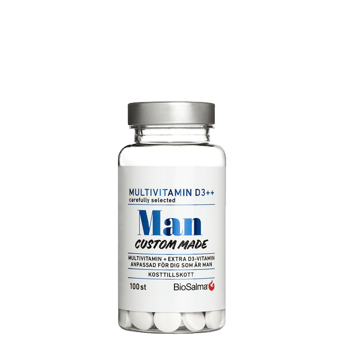 Multivitamin Man D-vitamin-100 tabletter