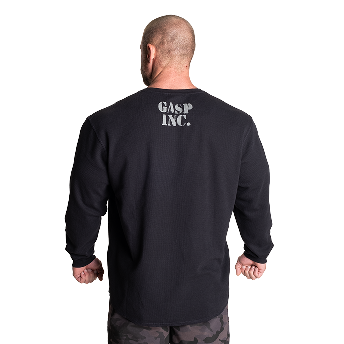 Thermal Gym Sweater, Asphalt