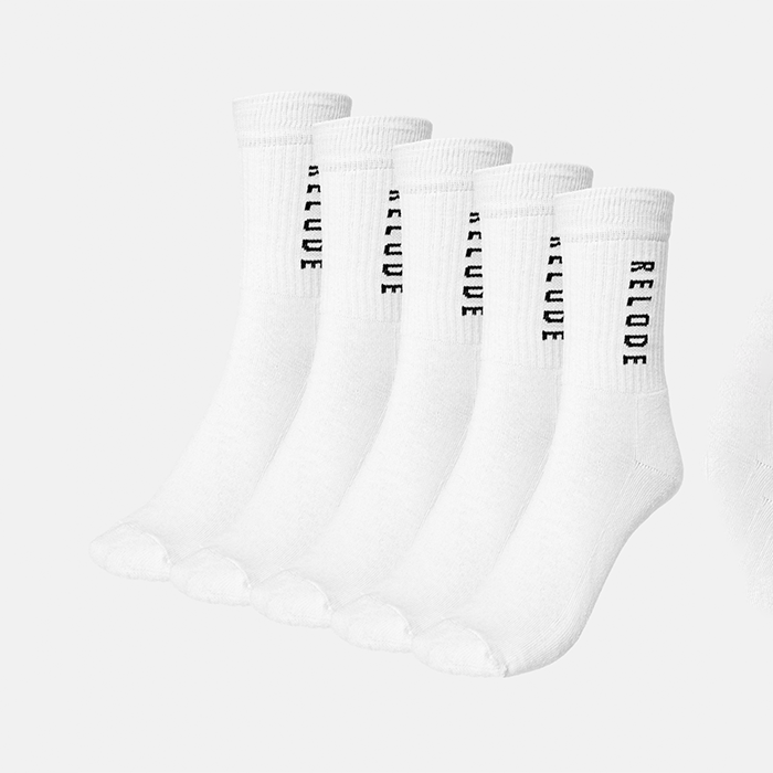 Läs mer om Relode Training Socks 5-pack, White