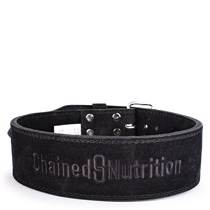 Chained Nutrition Gear Lyftarbälte Mocka Svart