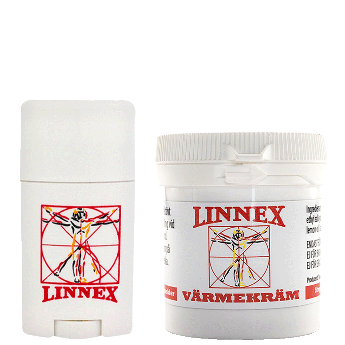 Linnex Stick 50 g + Värmekräm Burk 100 ml