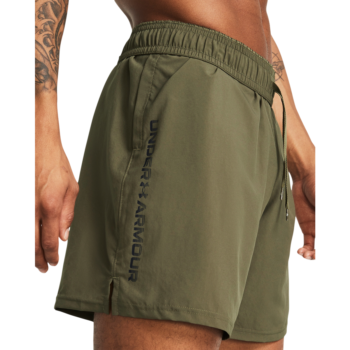Woven Wdmk Shorts M&ouml;rkgr&ouml;n