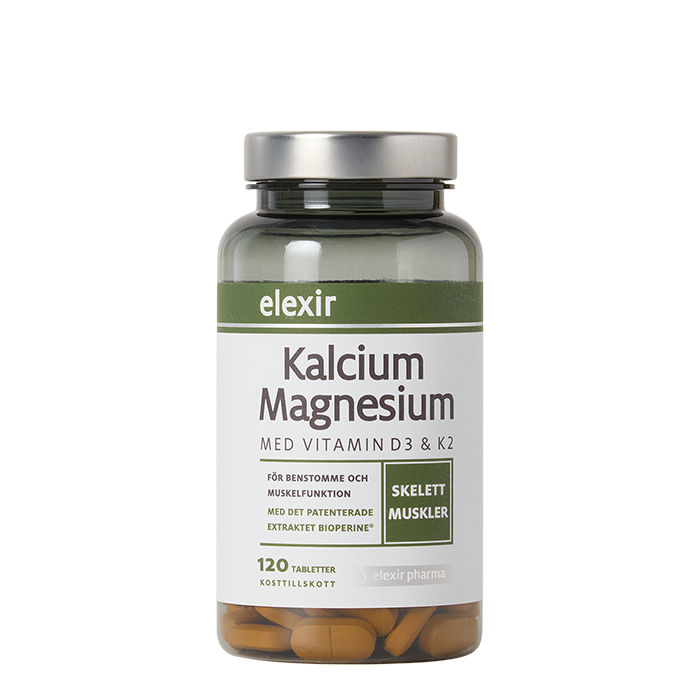 Elexir Pharma Kalcium Magnesium 120 tabletter