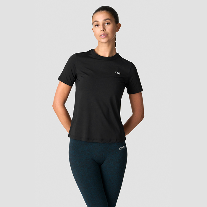 Training T-Shirt High Neck Wmn,Black