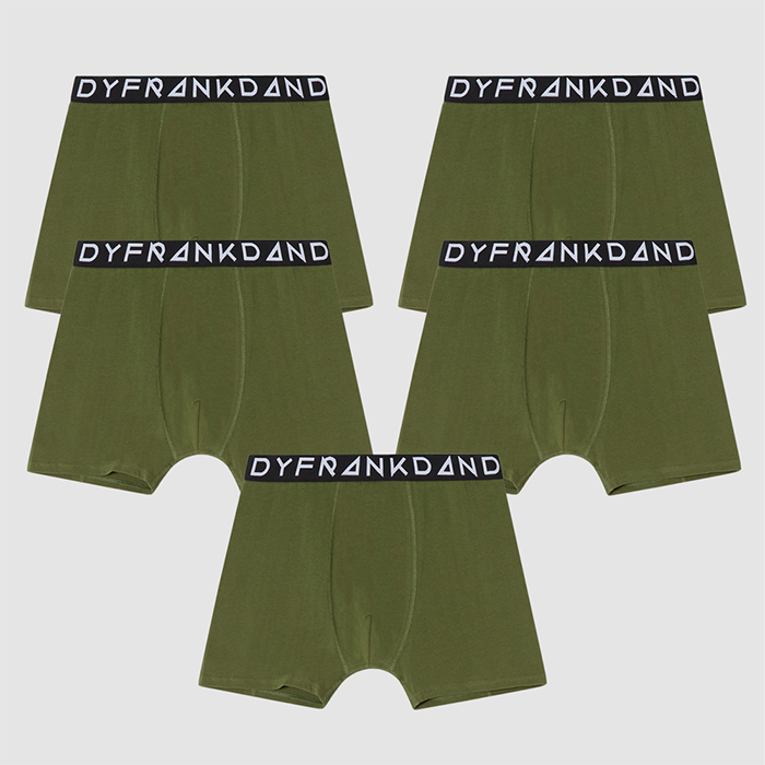 Boxershorts 5 pack Grön