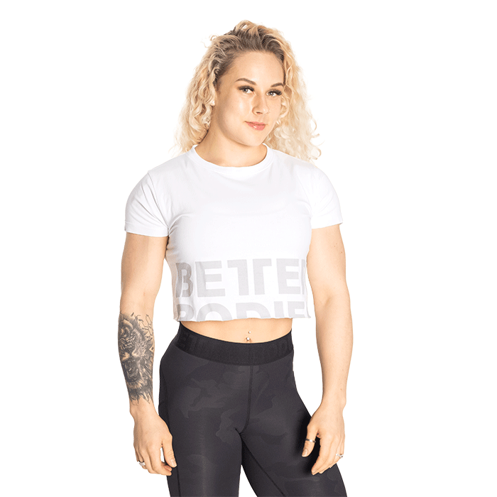 Bild av Astoria Cropped Tee, White