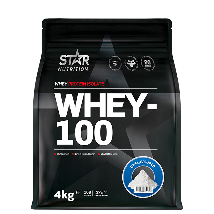 Whey-100 Vassleprotein 4 kg
