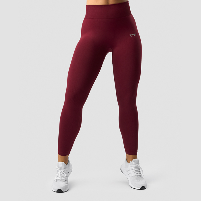 ICANIWILL Define Seamless Tights Burgundy