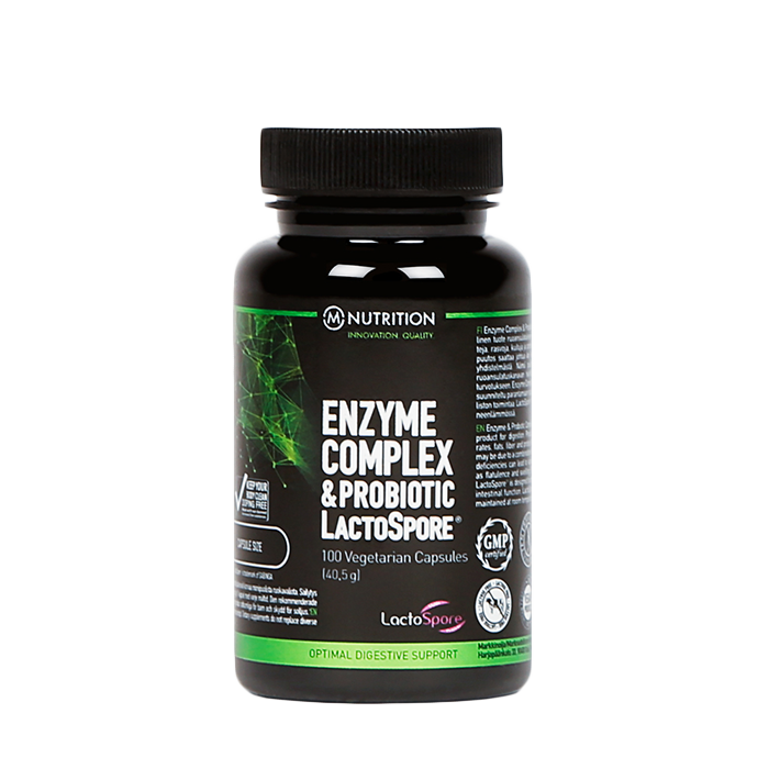 Läs mer om Enzyme Complex and Probiotic Lactospore, 100 caps