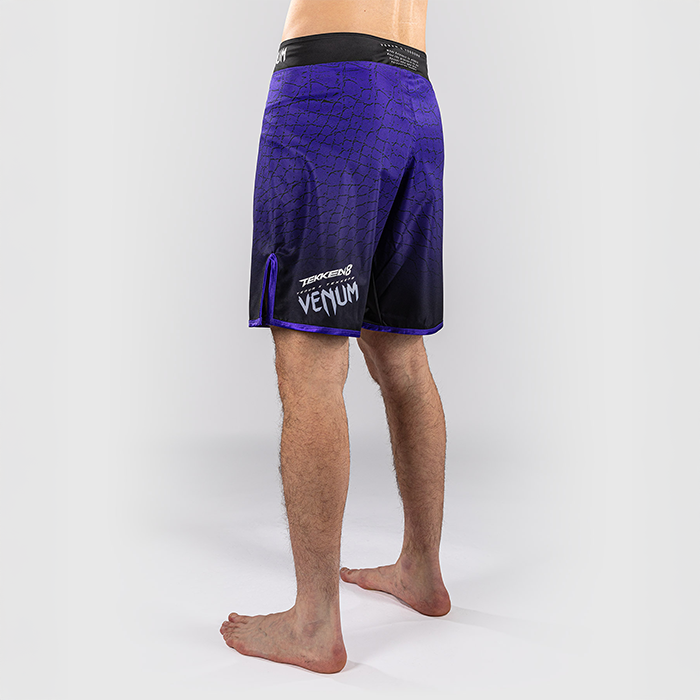 Venum x TEKKEN 8 Fightshorts Kazuya Svart Lila