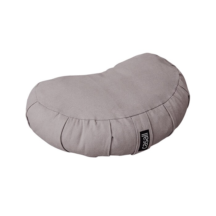 Bild av Meditation pillow halfmoon shape, Warm grey