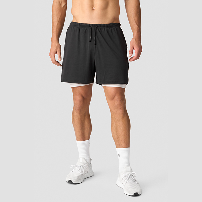 Stride 2-in-1 Shorts,Graphite