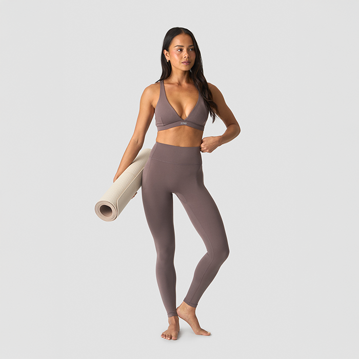 Luxe V-ringad Sport-bh Brun