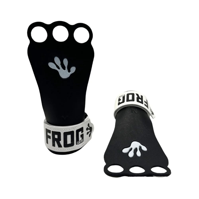 Frog Grips Base HD Tr&auml;ningsgrepp 2.0 3 H&aring;l Svart Vit