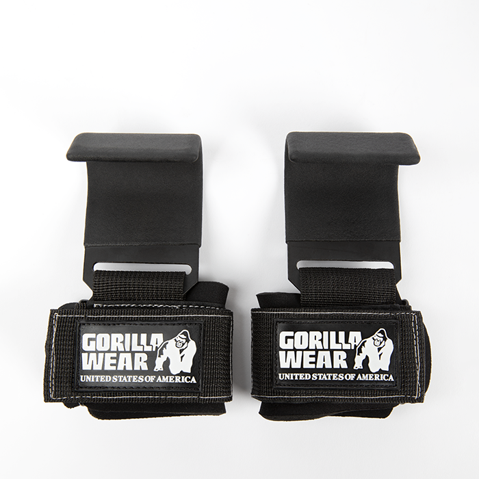 Weight Lifting Hooks Svart/Vit