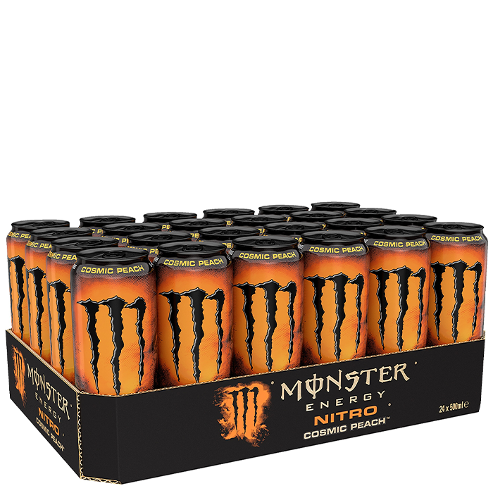 24 x Monster Energy, 50 cl, Nitro Cosmic Peach