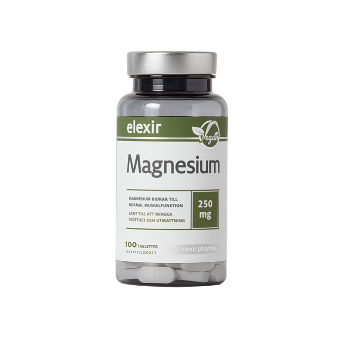 Magnesium 250mg 100 tabletter