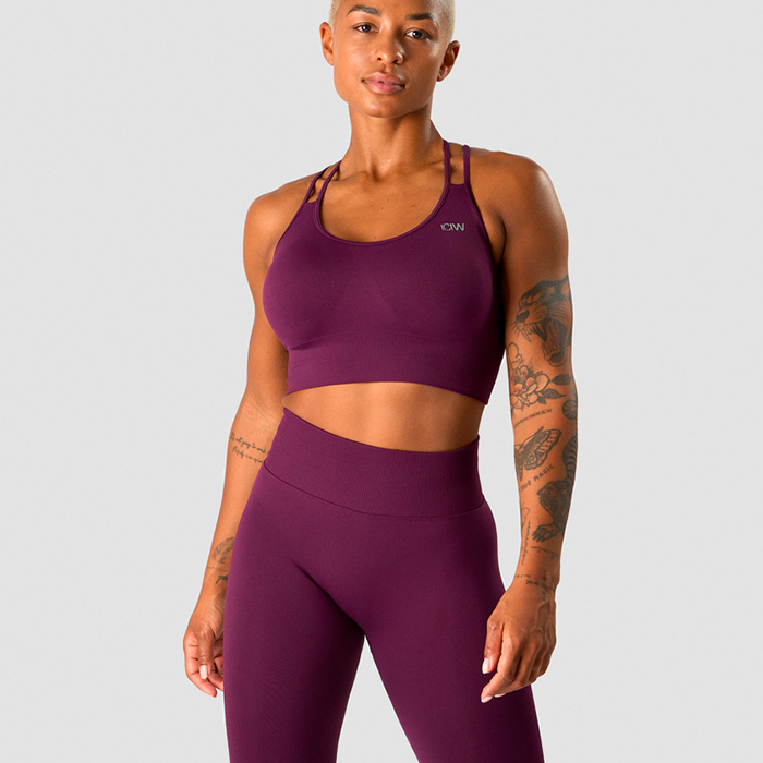 ICANIWILL Define Seamless Sports Bra Purple