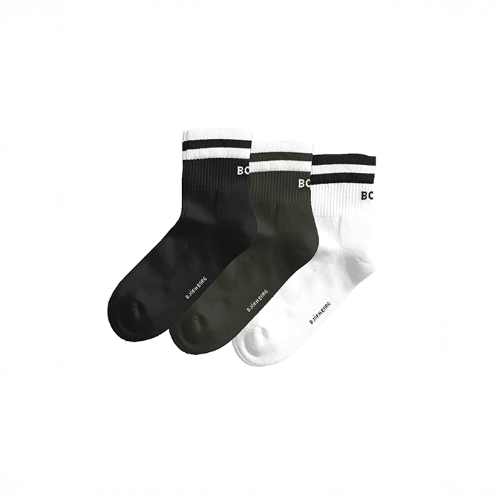 Classic Mid Ankle Sock 3‑pack Multipack