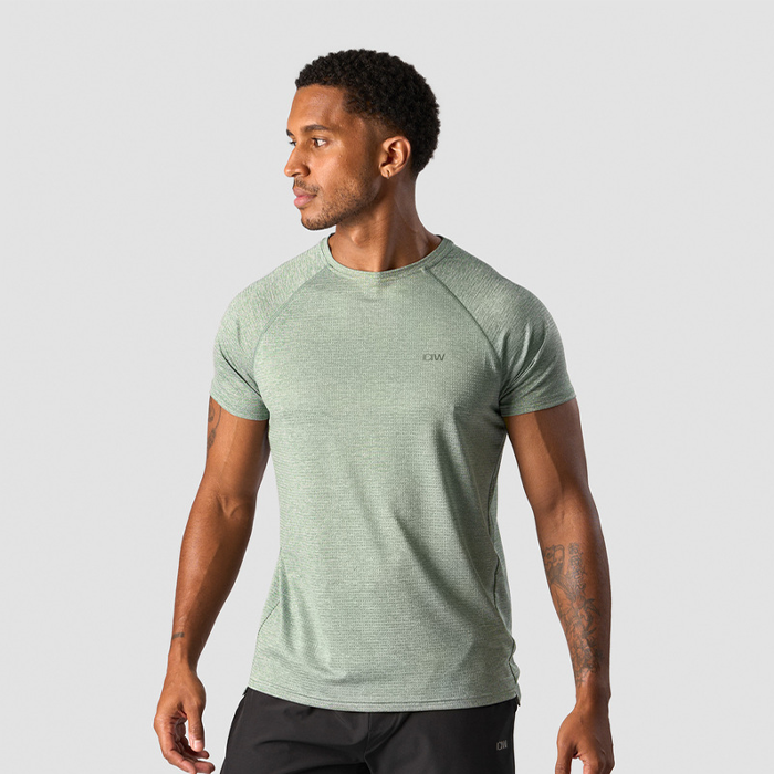 ICANIWILL Training Mesh T-shirt Racing Green