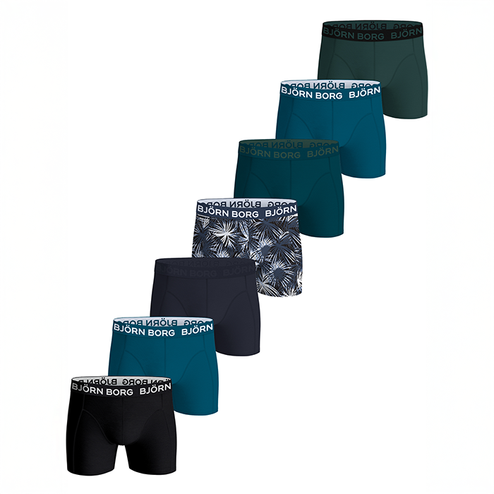 Cotton Stretch Boxer 7p, Multipack