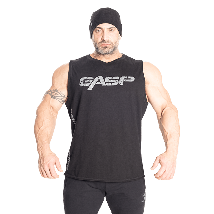 GASP Vintage Tank Black