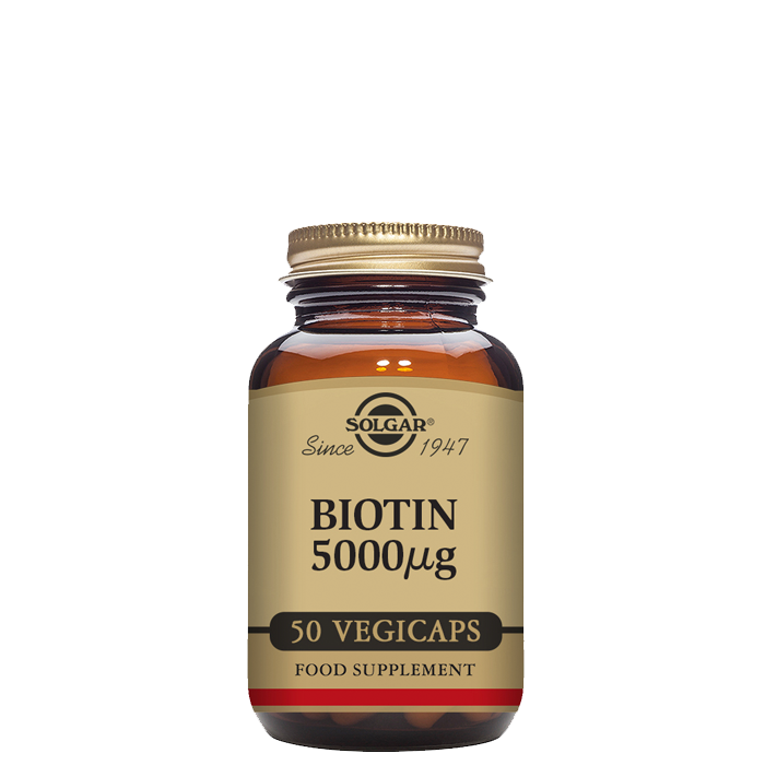 Solgar Biotin 5000 mcg 50 kapslar