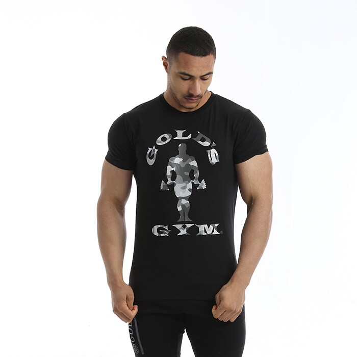 Bild av Golds Gym Camo Joe Printed T-shirt, Black
