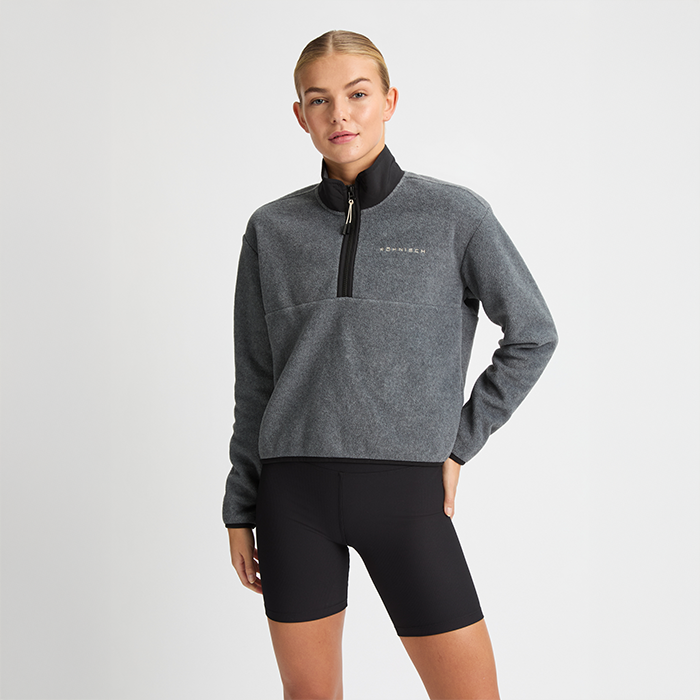 Thermalfleece Halvzip Grå
