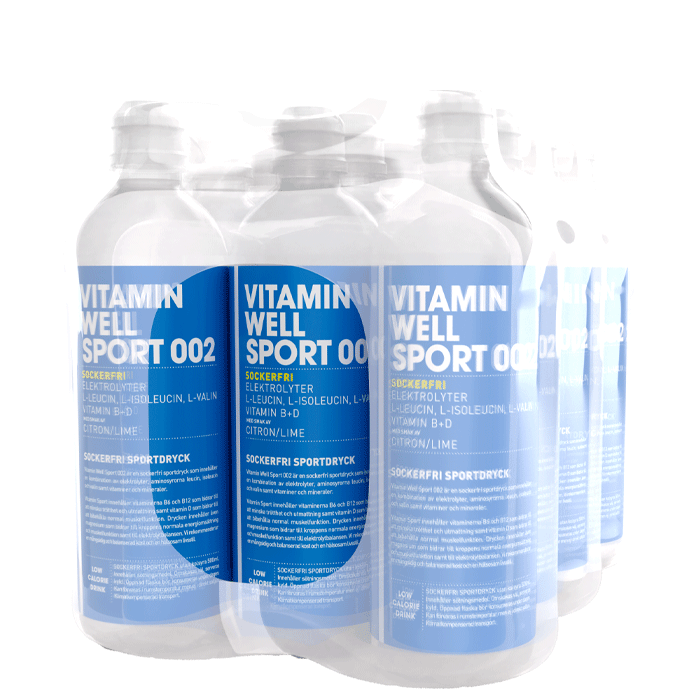 12 x Vitamin Well Sport 002 500ml Citron/Lime