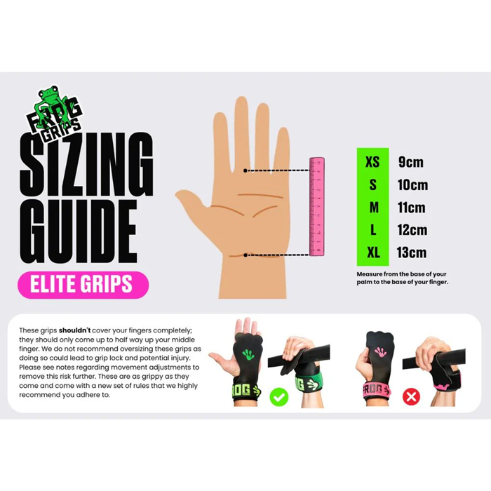 Frog Grips Elite OG Tr&auml;ningsgrepp 4.0 Gr&ouml;n