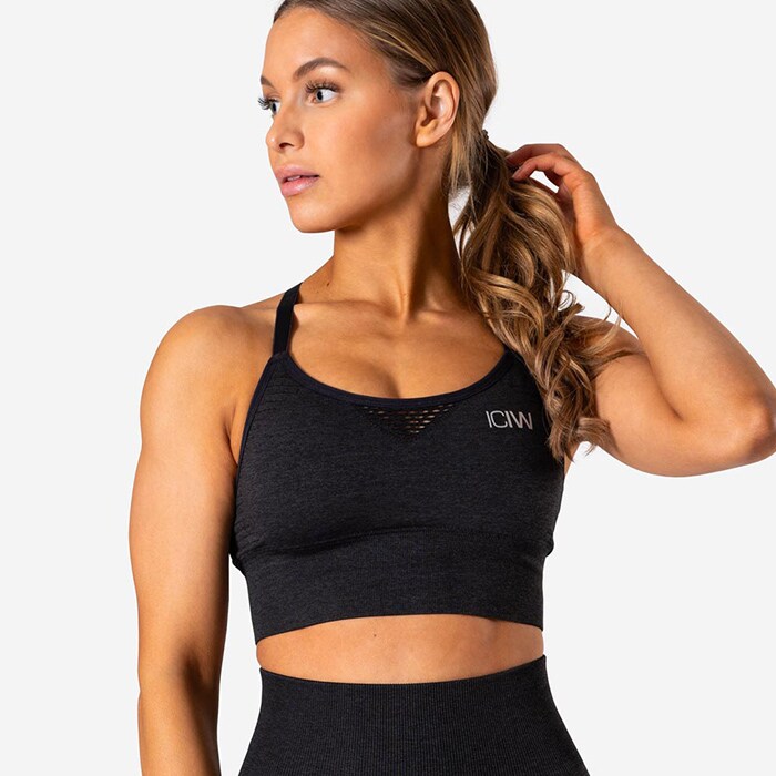 Bild av Dynamic Seamless Sports Bra, Graphite Melange