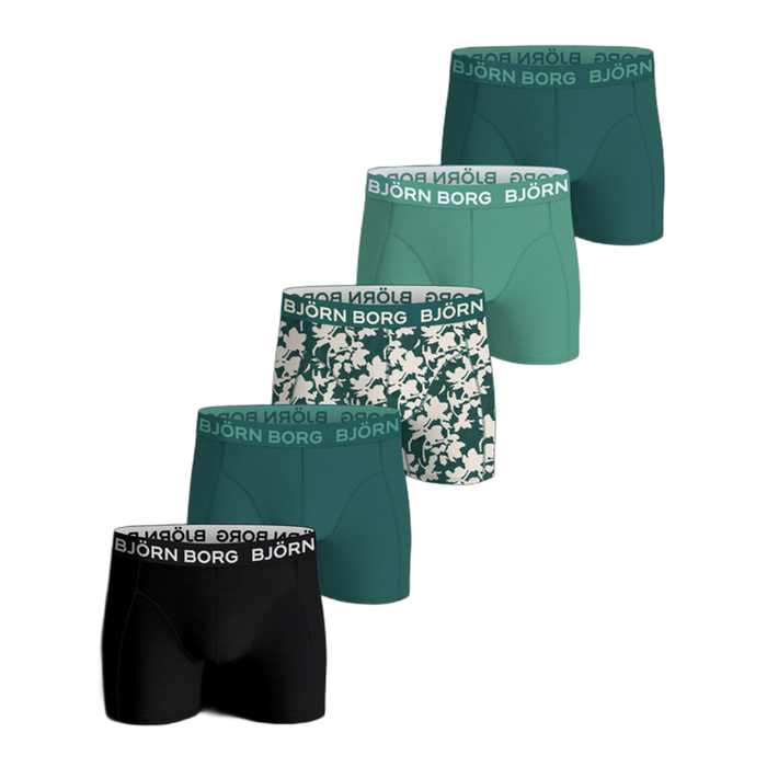 Cotton Stretch Boxerkalsonger 5‑pack