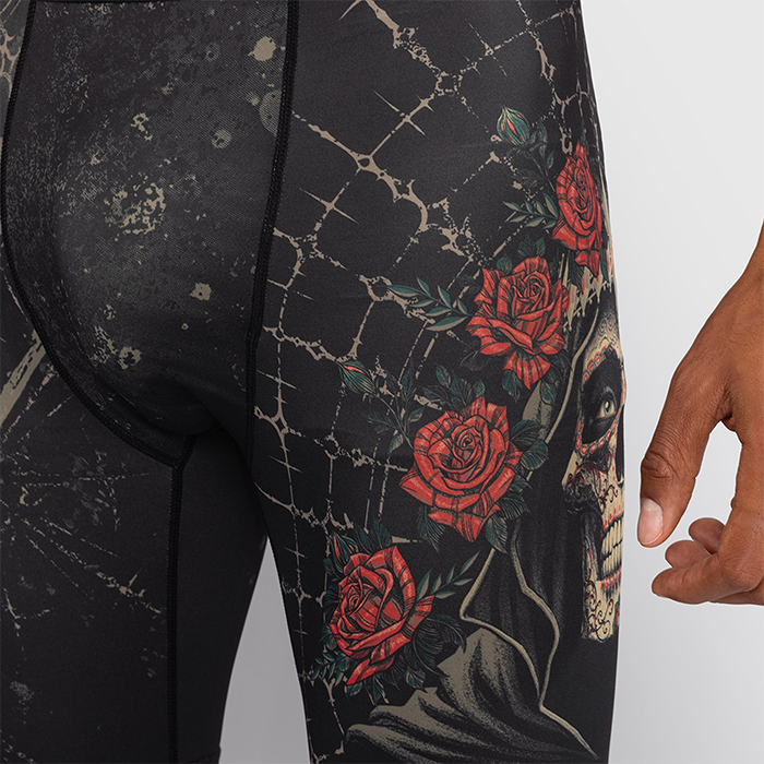 Santa Muerte 5.0 Vale Tudo Shorts Svart Guld