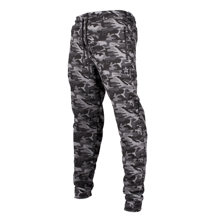 Bild av Star Nutrition Tapered Pants, Black Camo